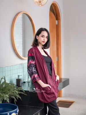 Kimono Wine Maroon