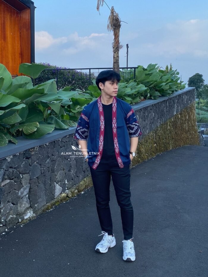 Kimono Navy Garnet