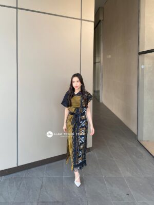 Deana Dress Brown Flower