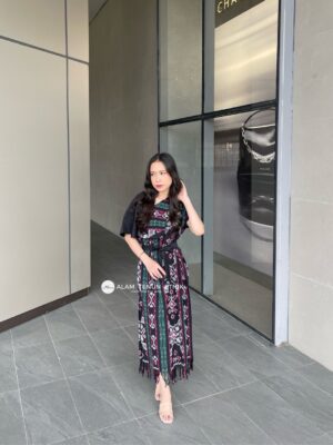 Deana Dress Black Red